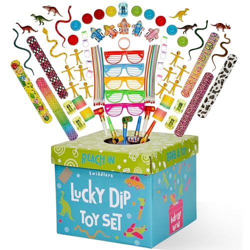 THE TWIDDLERS 100-teilige Spielzeugkiste Mitgebsel Spielzeug Box für Kindergeburtstag - Tombola Losbox Spielpreise Gewinne Party Give Aways THE TWIDDLERS 100-teilige Spielzeugkiste Mitgebsel Spielzeug Box für Kindergeburtstag - Tombola Losbox Spielpreise Gewinne Party Give Aways von THE TWIDDLERS