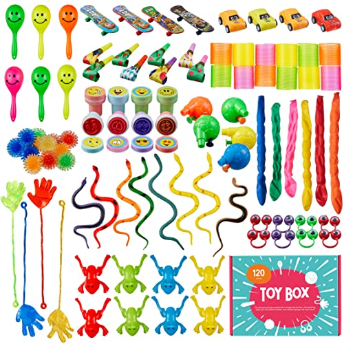 THE TWIDDLERS 120-Teiliges Kindergeburtstag Spielzeugset für Mädchen & Jungen - Mitgebsel, Mitbringsel, Gastgeschenke, Piñata Füllung von THE TWIDDLERS