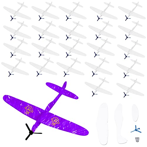 THE TWIDDLERS 24 Styropor Segelflugzeuge zum Basteln & Färben für Kinder, Jungen & Mädchen - Mitgebsel & Aktivitäten für Kindergeburtstage THE TWIDDLERS 24 Styropor Segelflugzeuge zum Basteln & Färben für Kinder, Jungen & Mädchen - Mitgebsel & Aktivitäten für Kindergeburtstage von THE TWIDDLERS