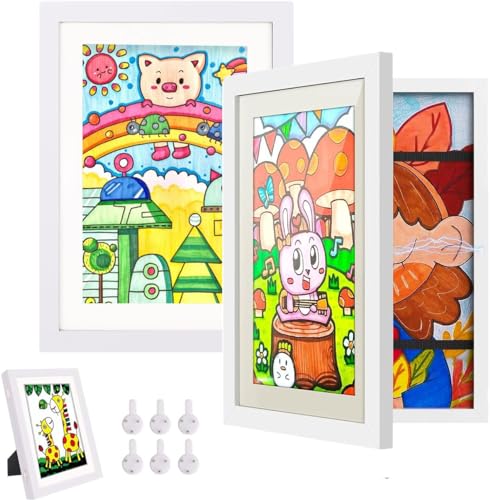 THECYHC Befüllba Bilderrahmen für Kinderzeichnungen,2 Stück Kinder Kunst Rahmen A4 THECYHC Befüllba Bilderrahmen für Kinderzeichnungen,2 Stück Kinder Kunst Rahmen A4 von THECYHC