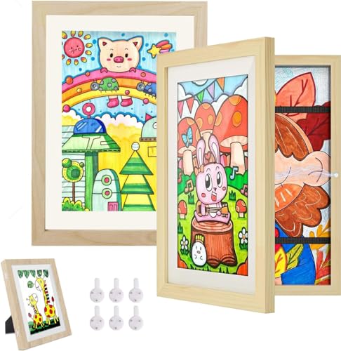 THECYHC Befüllba Bilderrahmen für Kinderzeichnungen,2 Stück Kinder Kunst Rahmen A4 THECYHC Befüllba Bilderrahmen für Kinderzeichnungen,2 Stück Kinder Kunst Rahmen A4 von THECYHC