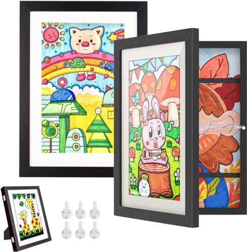 THECYHC Befüllba Bilderrahmen für Kinderzeichnungen,2 Stück Kinder Kunst Rahmen A4 THECYHC Befüllba Bilderrahmen für Kinderzeichnungen,2 Stück Kinder Kunst Rahmen A4 von THECYHC