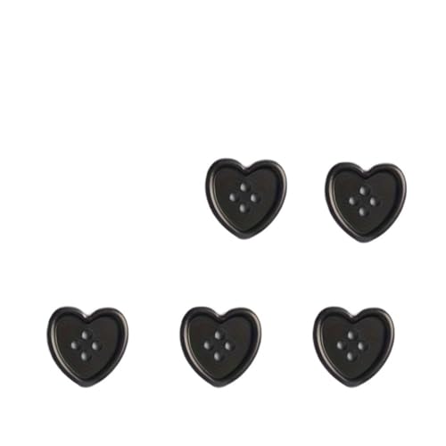 10 Stück/Set Schaftknöpfe für Handarbeiten, Nähknöpfe für Kleidung, DIY-Zubehör, dekoratives Handwerk für Zubehör (schwarz) von THEDAYBABY