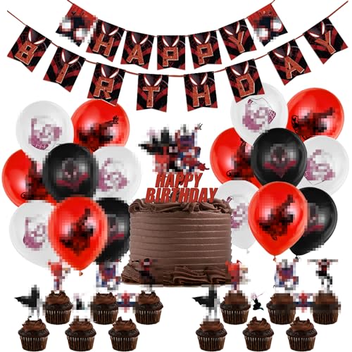 Party Luftballons, Deko Geburtstag 50 pcs, Kuchen Dekoration, Geburtstag Banner, Geburtstag Party, Cupcake, Dekorationen für Kinder Geburtstagsfeiern von THEXIU