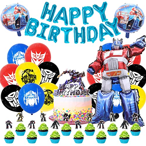 Luftballons,Geburtstag Party Set 33 pcs, Geburtstag Banner, Kuchen Dekoration, Cupcake Topper,Geburtstag Party Dekoration, Partyzubehör für Kinder von THEXIU