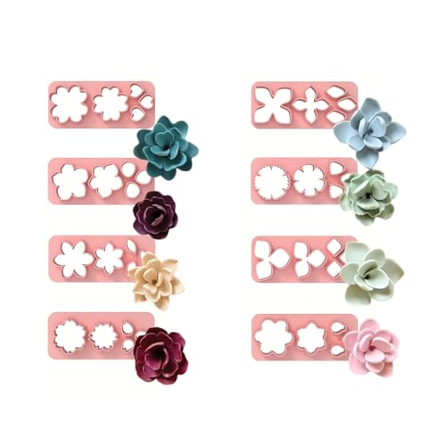 1. 8pcs Blüte Silikonformen Zum Ohrring Handwerk Wiederverwendbarer Ton Blütenblätter Schmuck Werkzeuge Kreationen Blumenohrring Schimmelpilze Set 1. 8pcs Blüte Silikonformen Zum Ohrring Handwerk Wiederverwendbarer Ton Blütenblätter Schmuck Werkzeuge Kreationen Blumenohrring Schimmelpilze Set von THINCAN