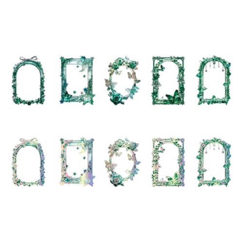 10 Blätter Scrapbook Sticker Aesthetic Sticker Border Crystal Museums Serie Scrapbooking Supplies Journal Dekorative Kristallmuseums Serie 10 Blätter Scrapbook Sticker Aesthetic Sticker Border Crystal Museums Serie Scrapbooking Supplies Journal Dekorative Kristallmuseums Serie von THINCAN