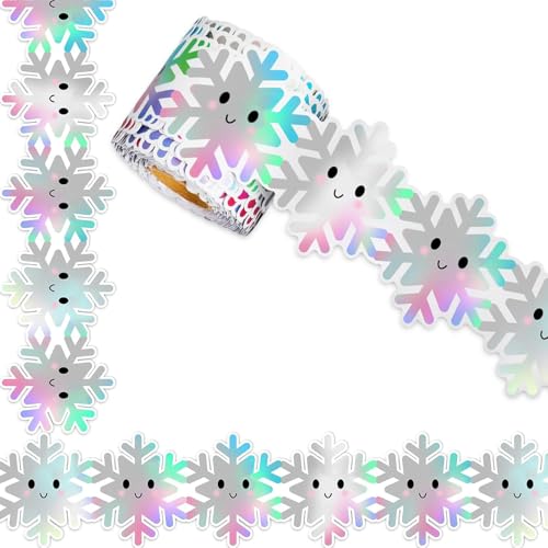 10 M Snowflake Bulletin Board Border Decorative Klassenzimmer Grenzkleberkleber Bulletin Boards Trimmaufkleber Für Die Schule Schneeflockenausstattung Für Die Schuldekoration 10 M Snowflake Bulletin Board Border Decorative Klassenzimmer Grenzkleberkleber Bulletin Boards Trimmaufkleber Für Die Schule Schneeflockenausstattung Für Die Schuldekoration von THINCAN