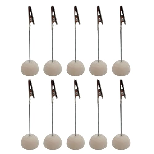 10 PCs Tischnummernhalter Platzieren Kartenhalter Mit Clips Fotoständer Bild Zum Präsentieren Von Grußkarten Platzieren Sie Die Karte Mit Clips Fototischnummer Für Party 10 PCs Tischnummernhalter Platzieren Kartenhalter Mit Clips Fotoständer Bild Zum Präsentieren Von Grußkarten Platzieren Sie Die Karte Mit Clips Fototischnummer Für Party von THINCAN