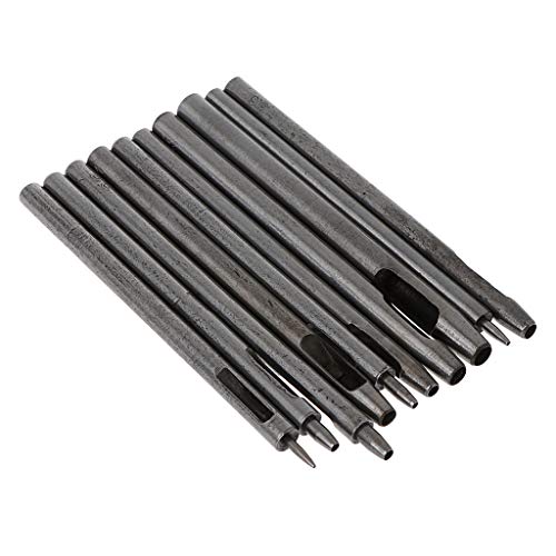 10pieces Handgefertigtes Gürtel Stanzleder Loch Hohlbohrwerkzeuge Lederhandwerk Puncher Set Leder Werkzeug 10pieces Handgefertigtes Gürtel Stanzleder Loch Hohlbohrwerkzeuge Lederhandwerk Puncher Set Leder Werkzeug von THINCAN