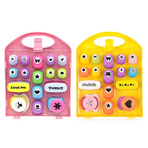 16 Pieces Compact Craft Punchers Mit Für Case Flower Motiv Ästhetischer Puncher Für Scrapbook Card Foto A 16 Pieces Compact Craft Punchers Mit Für Case Flower Motiv Ästhetischer Puncher Für Scrapbook Card Foto A von THINCAN