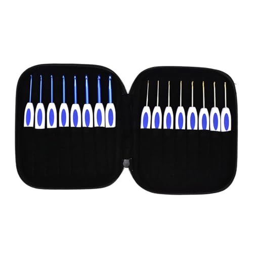 16pcs Häkeln Haken Aluminiumhäkelnnadel Zum Häkeln Von Garn Ergonomischem Häkelhaken Set Häkelnadel Set 16pcs Häkeln Haken Aluminiumhäkelnnadel Zum Häkeln Von Garn Ergonomischem Häkelhaken Set Häkelnadel Set von THINCAN