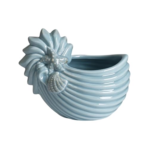 2. Keramikschale Mit Marine Thematischem Multifunktional Pot Easy Coastal Decor Für Wohnzimmer Keramikschuhe Home Dekoration von THINCAN