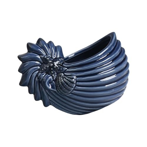 2. Keramikschale Mit Marine Thematischem Multifunktional Pot Easy Coastal Decor Für Wohnzimmer Keramikschuhe Home Dekoration von THINCAN
