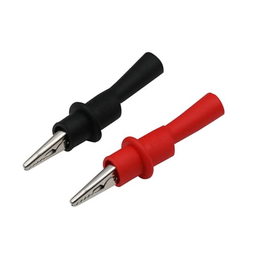 2pcs Isolierte Klemmen Drahtspitzen Test Clip 1000V Alligatoren Testclip Klemme Für Elektrische Tests von THINCAN