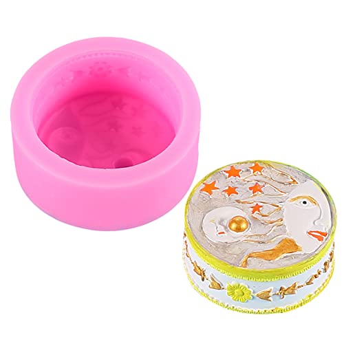 3D Mond Für Sonne Silikonform Nicht Stick Handgefertigtes Seifen Kerzenform Für Kuchen Choco von THINCAN