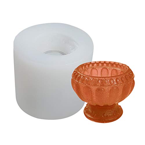 3D Römische Säulenkerzenform Silikonkleber Tonseife Schokoladen Fondant von THINCAN