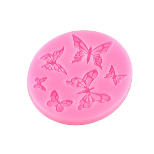 3D Schmetterlinge Geformte Silikon Flexible Nahrungsmittelqualität Schimmel Ton Harz Keramik Süßigkeiten Fondant Candy Chocolate Seifenform Form von THINCAN