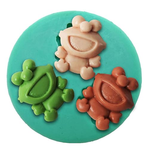 3d Süß Für Froschförmige Silikonform Kuchenkuchen Fondant Schimmel Backwerkzeug Zum Herstellen Von Süßigkeiten Kerze Handgemachte Seife von THINCAN