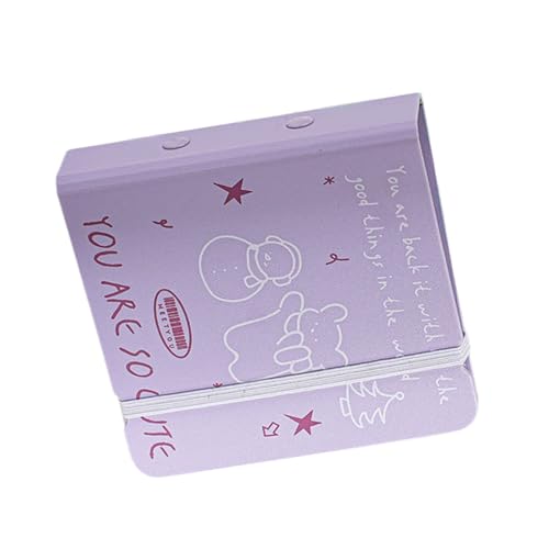 40 Pocket Fotoalbum Mit 3 Ringen PP Binder Cover Foto Sammlung Buch 3inch Karten Organizer Ordner Elastic Close Card Album von THINCAN