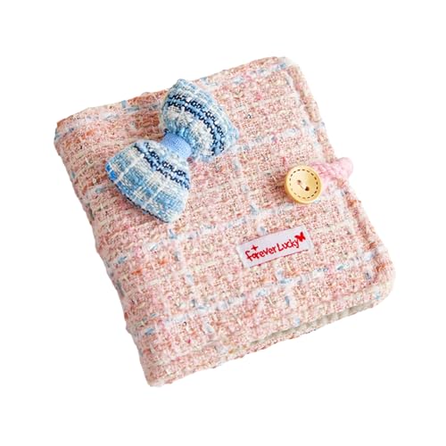 40 Pocket Photoalbum Für Sammler 3inch Kartenorganisator Mit 3 Ringen Stoffbindemittel Abdeckung Für 3 Zoll Fotokarten Bildwaterfeste Kartenschutzschutz von THINCAN