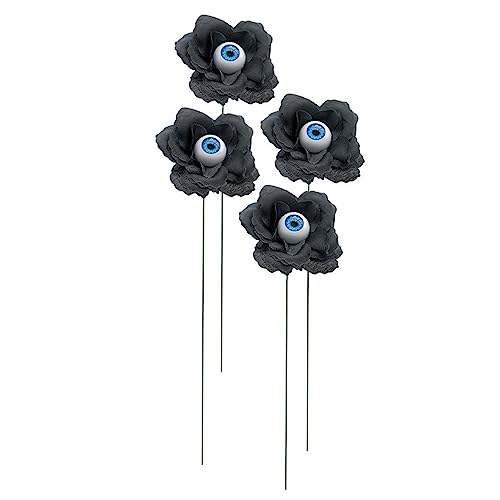 4packs Halloween Dekorationen Yard Schild Gärten Zeichen Halloween Yard Schild Stakes Augapfel Outdoor Rasenpartydekoration von THINCAN