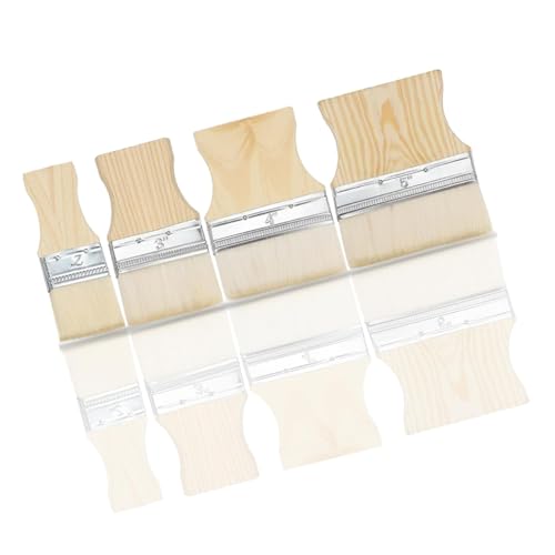 4pcs Quadratisch Flaches Holzgriff Wollpackung Pinsel Quadratische Form Malerei Werkzeug Für Öl Und Acrylfarben Einfach Zu Verwenden Für Öl Und Acrylfarben 4pcs Quadratisch Flaches Holzgriff Wollpackung Pinsel Quadratische Form Malerei Werkzeug Für Öl Und Acrylfarben Einfach Zu Verwenden Für Öl Und Acrylfarben von THINCAN