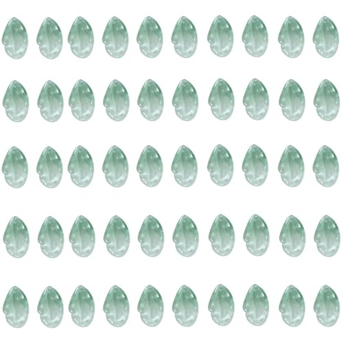 50 Pcs Gradientenglas Blütenblätter Einfach Zu Montieren 12 X 20 Mm Glasperlen Kunstbedarf Für Kinder Erwachsene Home Dekorationsprojekte Perlen Gradient Petal Für Haarpinschmuck Kunstprojekt von THINCAN