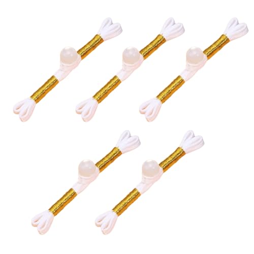 5pcs Chinesische Cheongsam Knöpfe Traditionelle Kostüm Ornament Schließknöpfe Zum Nähen Von Pullover Strickjacken Abendkleider Cheongsam Befestigungselemente von THINCAN