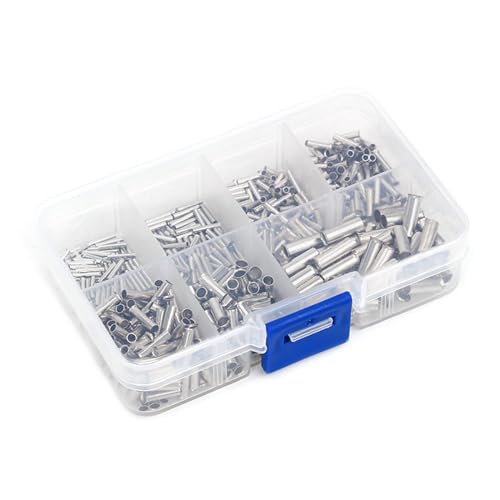 600pcs/eingerichtet Upgraded Drahtend Ferrules Crimp Pin Klemmen Kupferferrulen Set Nicht Iinsulierte Kabelhülsen Set Stecker 600pcs/eingerichtet Upgraded Drahtend Ferrules Crimp Pin Klemmen Kupferferrulen Set Nicht Iinsulierte Kabelhülsen Set Stecker von THINCAN