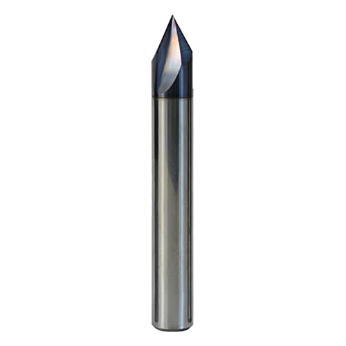 7 Größen Kammmahlschneider Mit 3 Flöte 3/2/4/6/8/10/12 Mm 60 ° Router Bit Carbid Chamfer End Mill von THINCAN