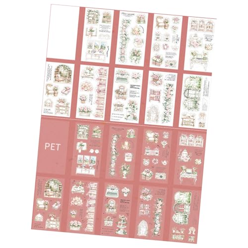 Ästhetischer Scrapbooking Aufkleber Wasserbeständiger Pet Aufkleberpapier Szene Für Journal Notebook Foto Album Phone Scrapbook Ästhetischer Scrapbooking Aufkleber Wasserbeständiger Pet Aufkleberpapier Szene Für Journal Notebook Foto Album Phone Scrapbook von THINCAN