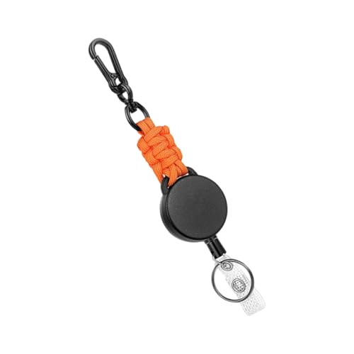 Abzeichenhalter Heave Duty Badge Reels Renner Keychain Karabiner Rollen Für Den Kartennamen Keychain Retractable Keyring Heavy Duty Carabiner Praktische Rolle von THINCAN