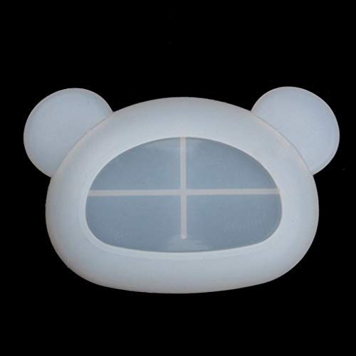 Bärenbulldogge Für Schalenblütenschale Schimmelprotokollformen Für Harzguss Epoxidharzform Künstlicher Achatblech Schmuck Kit Kit von THINCAN