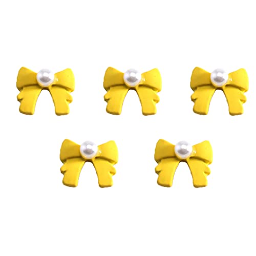 Bögen Nagel Charme Bowknot Perlperlen Design Bunte Bogennägel Schmuck Bogenknot Nagelkunst Aufkleber Bögen Nageldekoration von THINCAN