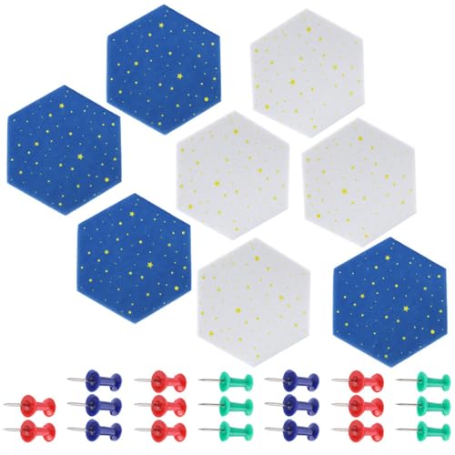 Bulletin Board Hexagon Board Mit Push Pin Dekorations Memos Board Notizen Board Für Büro Des Home Klassenzimmers von THINCAN