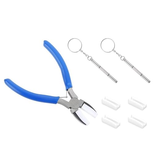 Doppel Nylon Kieferzange Mit Ersatzspitzen Und Schraubendreher Für Schmuck Federladelziele Drahtverpackungswerkzeug von THINCAN