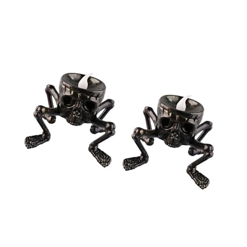Energiesparende Geisterhafte Skelett Fuß Nachtlicht Halloween Lampe PVC Craft Light Tragbare Desktop Dekoration Halloween Schädel Handlicht von THINCAN