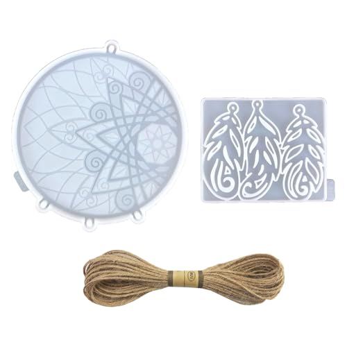 Epoxidharzform Set Für Wandbehänge Benutzerdefinierte Traumfängeranhänger Corfing Silikonformen Für Kreatives Geschenk von THINCAN