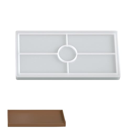 Flexible Robuste Silikonharzschalenform Für Schmuck Backschokolade Mit Einfachen Freisetzungen Designs Silikon Rechteck Tablettform von THINCAN