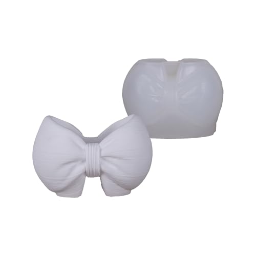 Flexibler Silikon Bogenknoten Pflanzerform Für Handgefertigte Home Decoration Schmuck Organizer Kerzenhalter Handgefertigte Geschenkkreation Kreativer Schmuck Werkzeugformen Formen von THINCAN