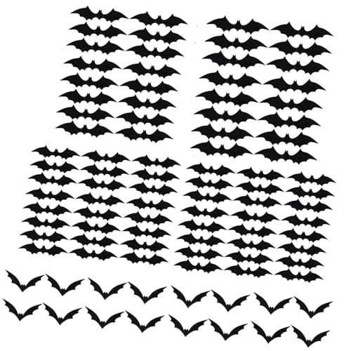 Fliegende Fledermausabziehbilder Kleber PVC Aufkleber Halloween Dekorationen Realistische Klinge Für Wandfenster Home Dekoration Gruselige Dekoration Innenräume von THINCAN
