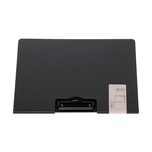Flipping Zwischenablage Mit Doppelmetallclip 12.8x9.65inch Standardgröße Klemmbretter Datei Organizer Schreibplatine Für Office Dokument Organizer Mit Sicherem Clip von THINCAN
