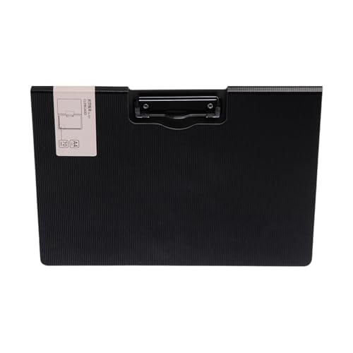 Flipping Zwischenablage Mit Doppelmetallclip 12.8x9.65inch Standardgröße Klemmbretter Datei Organizer Schreibplatine Für Office Dokument Organizer Mit Sicherem Clip von THINCAN