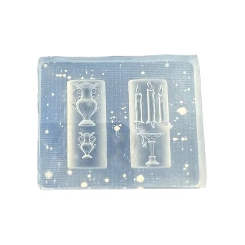 Floral Silikonform Für Nägel Kunst Und Schmuck Basteln Wiederverwendbares Elastisches Schnitzwerkzeug Mit Kerzenvase Designs Multi Zweck Silikonhandwerksformen von THINCAN