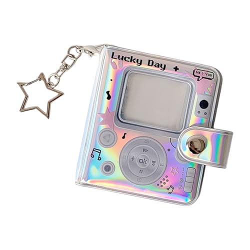 Fotokartenbinder Album Minis Fotoalbum Mit Keychains Minis Photo Card Books Mit Anhängern Diys Keychian 32 Taschenmini von THINCAN