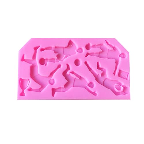 Fußball Basketballspieler Silikonform Fondant Kuchenform Backwerkzeug Für COOCKY COUR CANK HANDMADE Seife Fußball Basketballspieler Silikonform Fondant Kuchenform Backwerkzeug Für COOCKY COUR CANK HANDMADE Seife von THINCAN