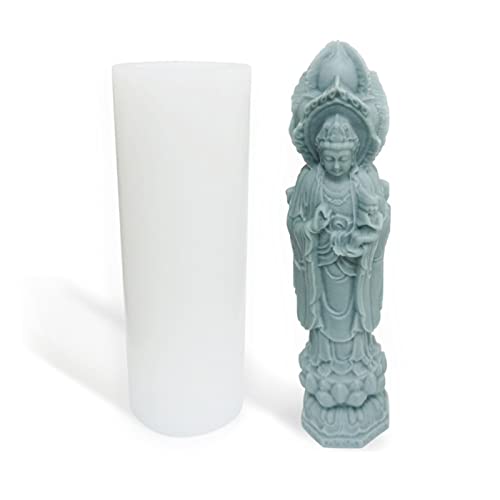 Guanyin Statue Silikonformprojekte Machen Accessoire Haushalt Mousse Kuchen Kerzenputz Gips Machen Geschenk Guanyin Statue Silikonformprojekte Machen Accessoire Haushalt Mousse Kuchen Kerzenputz Gips Machen Geschenk von THINCAN