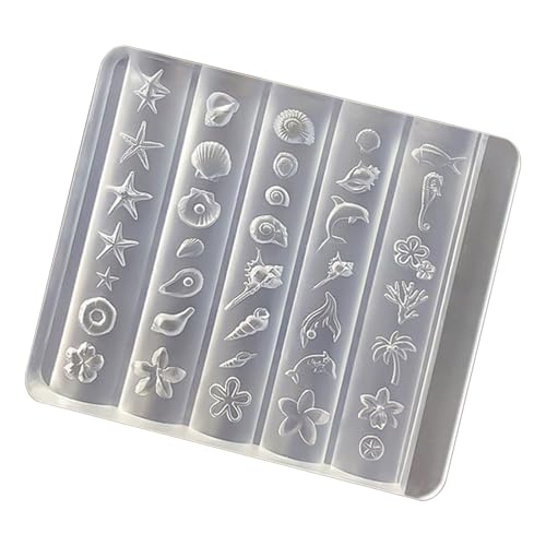 Handgefertigte Nägel Kunstform Seerie Serie Nägel Kunstvorlage Formen Silikon Textur Für Kosmetikerinnen Und Lernende Seesternnagelform Nagelform von THINCAN