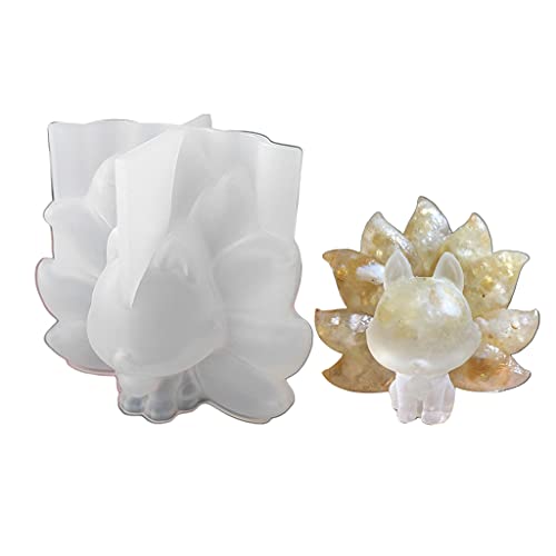 Handgefertigter Desktop Dekorationsharz Gussform 3D Ornamente Epoxidharz Schimmel Home Dekoration Silikonform von THINCAN